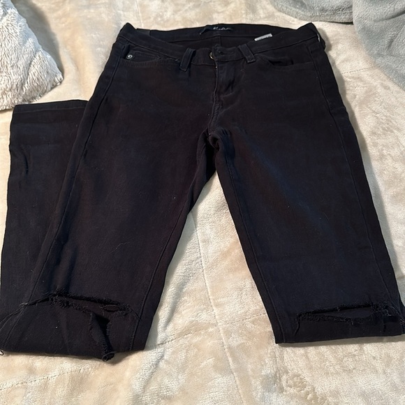 Fashion Nova KanCan Black Skinny Ripped Jeans - Picture 3 of 5